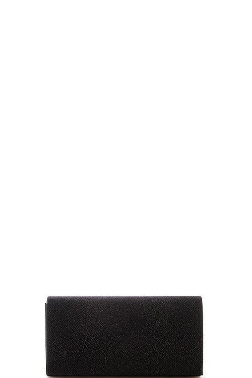 Fashion Black Sparkling Clutch