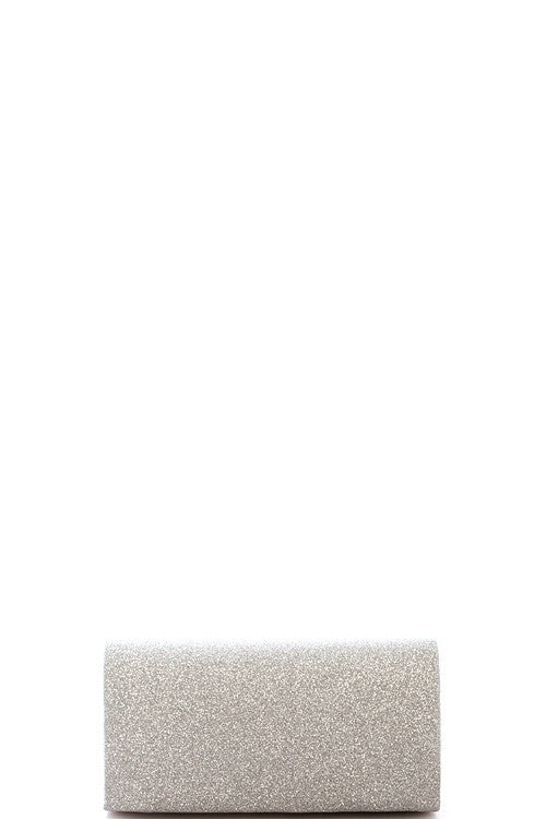 Fashion Silver Sparkling Clutch