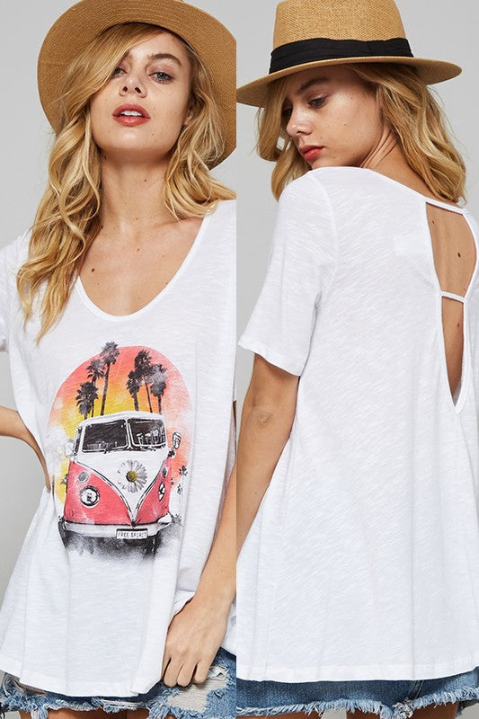 Summer Vintage Sunset T-Shirt