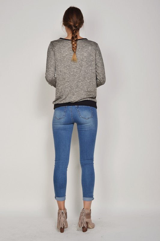 Fashion Gold Arrow Sweater