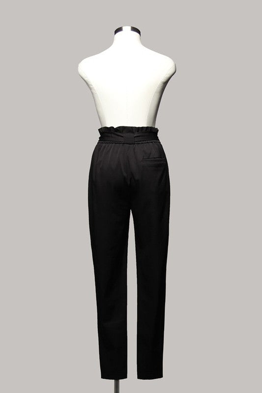 Fashion High Waisted Black Pants