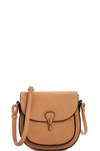 Elegant Princess Messenger Beige Bag