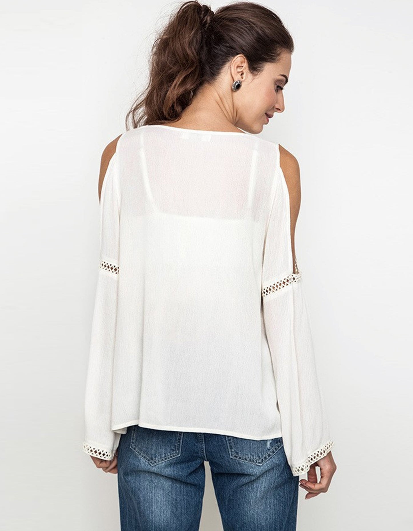 Casual Bell Sleeve Tunic