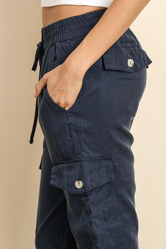Fashion Navy Cargo Pants