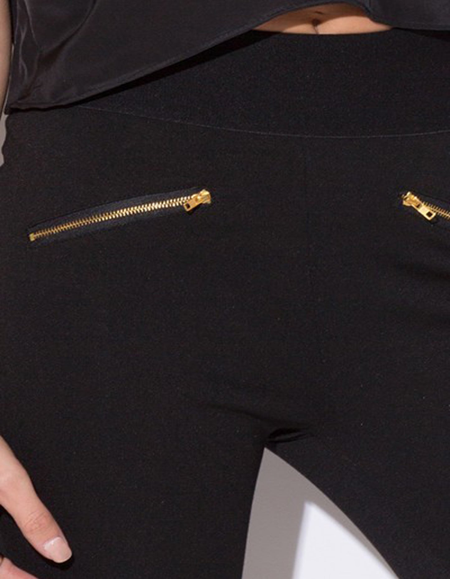 High Waisted Band Skinny Pants