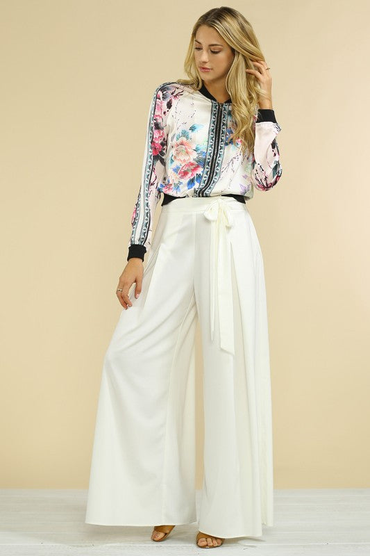 Fashion Multi-Color Floral Print Bomber Jacket