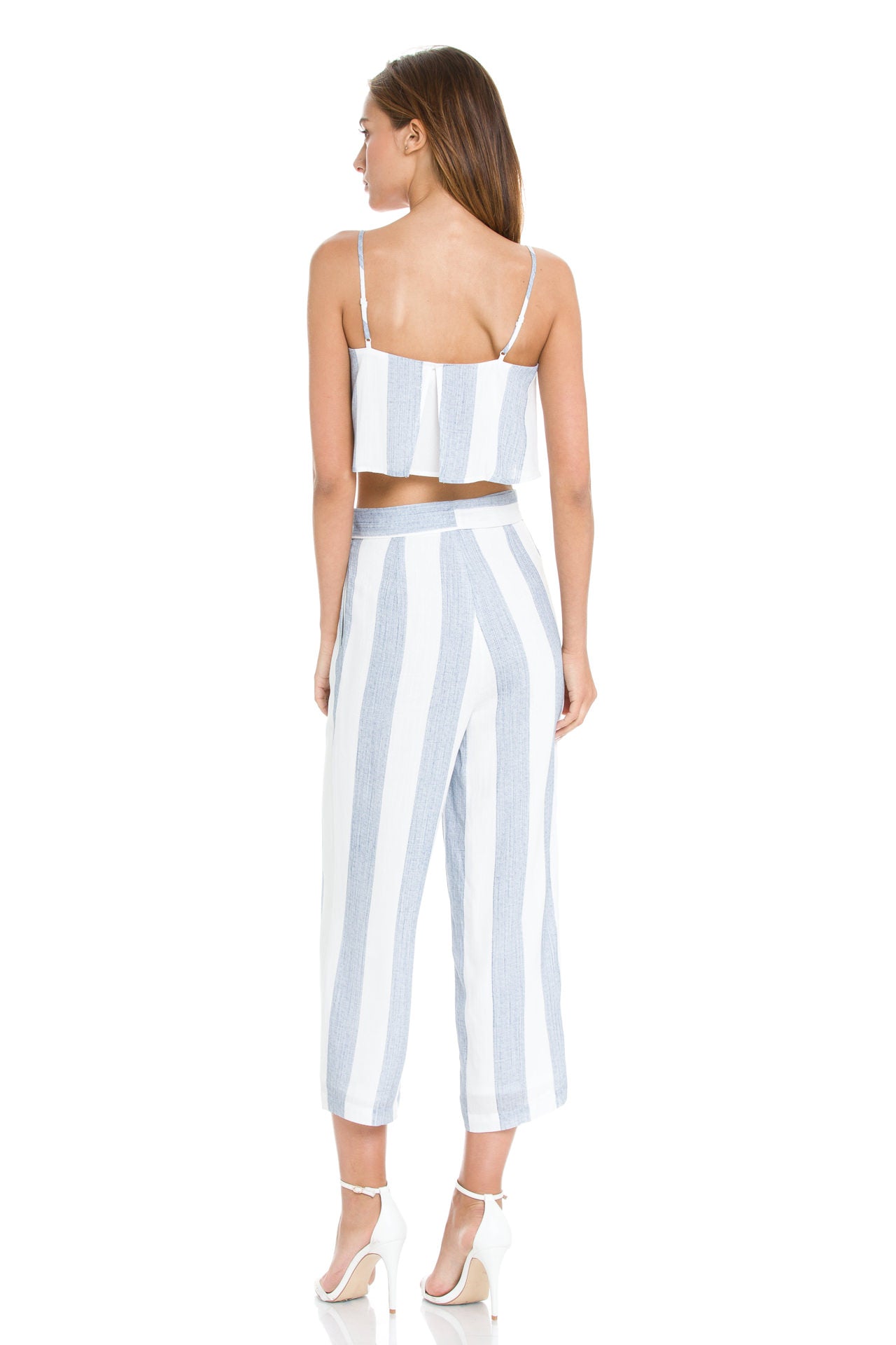 Fashion Summer Marine Strap Blue Top