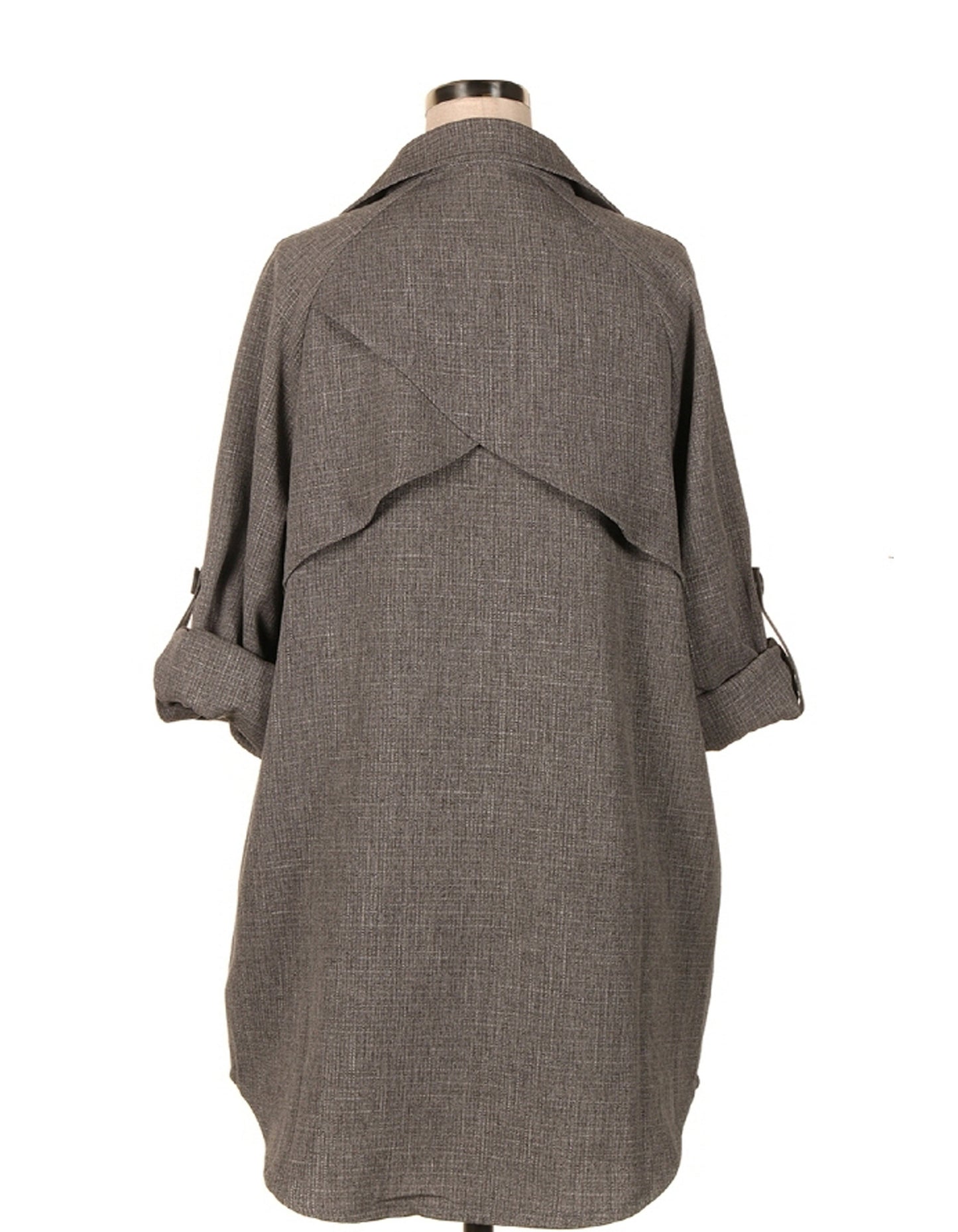 Rolling Sleeve Modern Casual Jacket