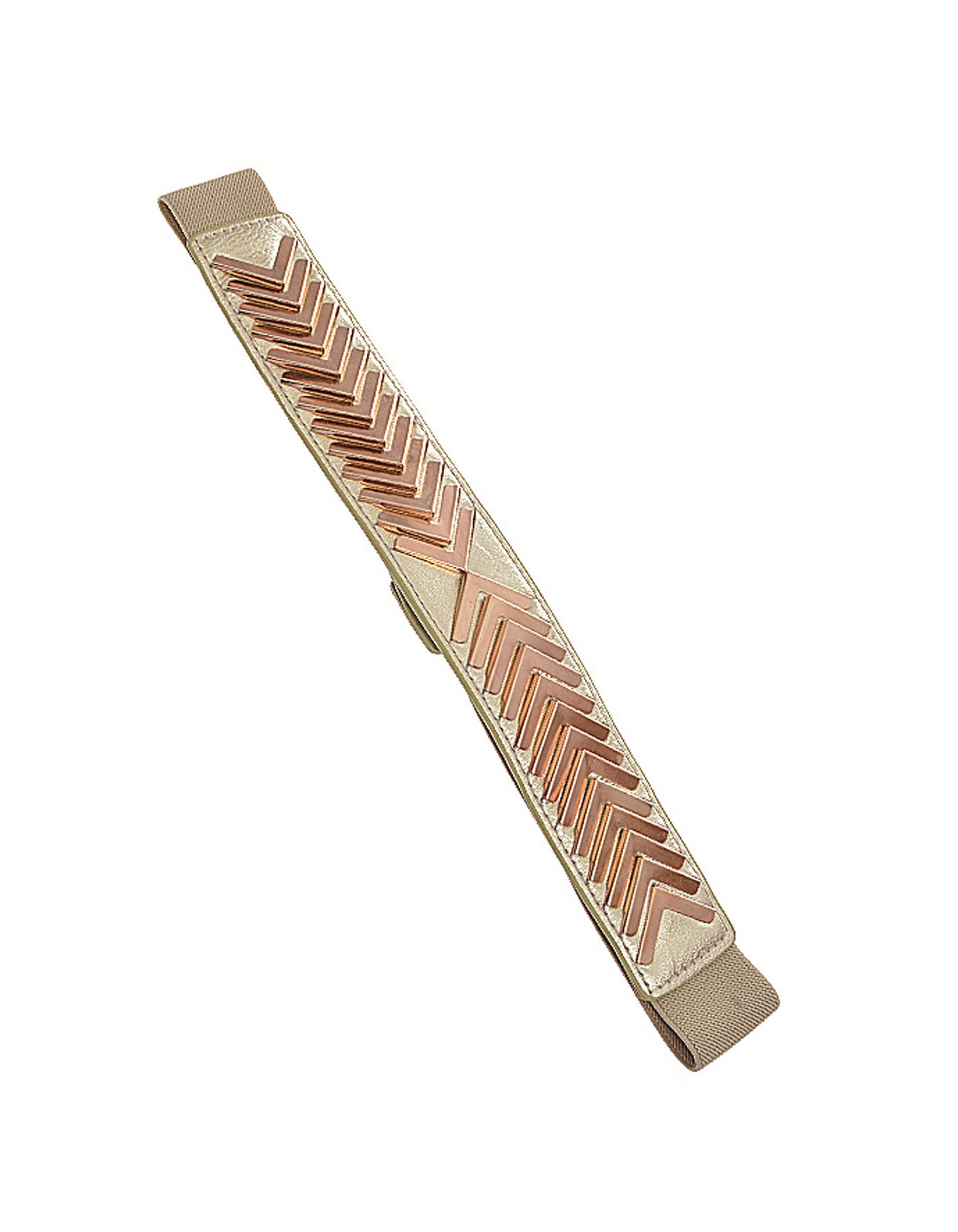 Triangle Pattern Gold Belt