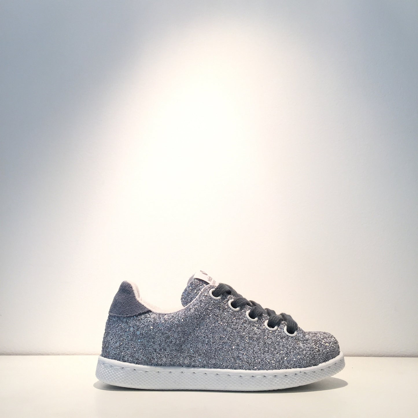 Kid's Fashion Blue Glitter Sneaker