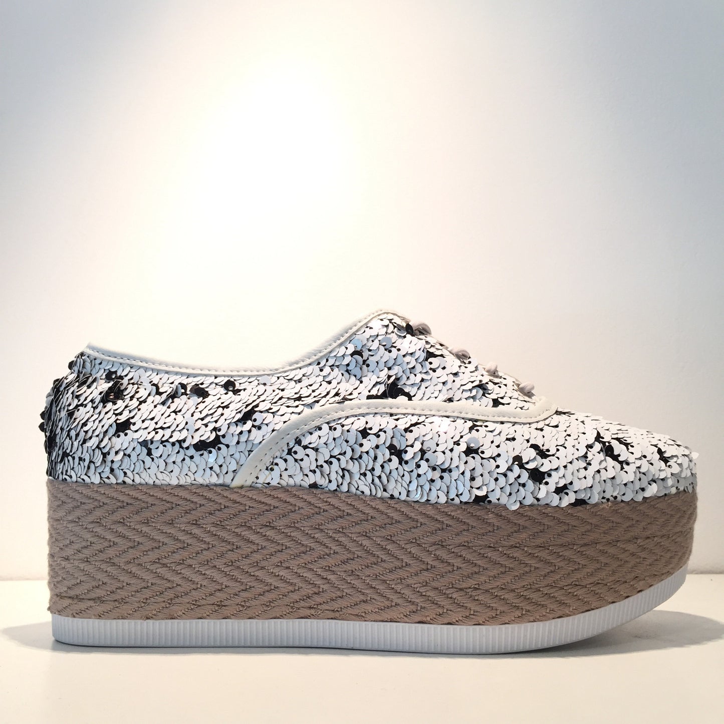 Sequence White Sneaker Platform