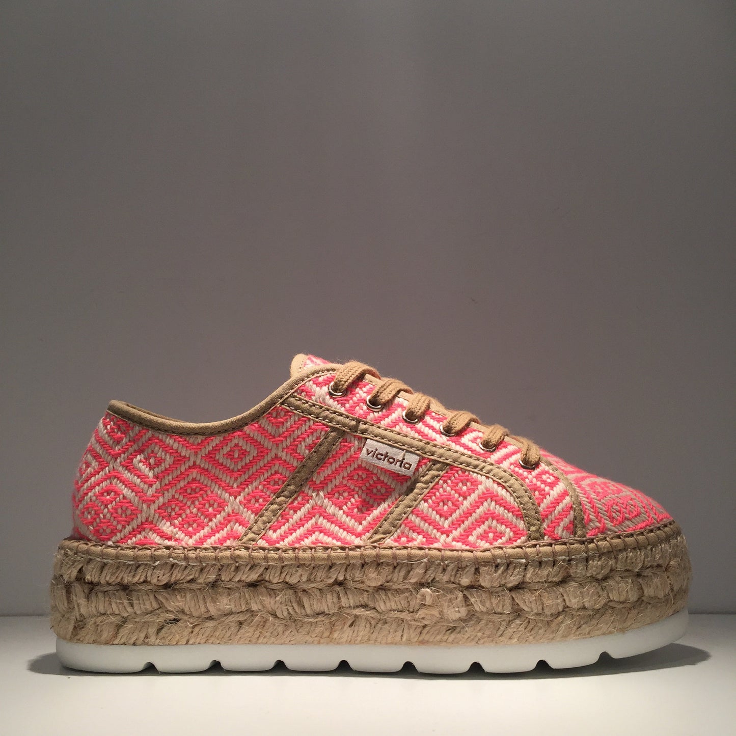 Fashion Fuchsia Espadrille Sneaker