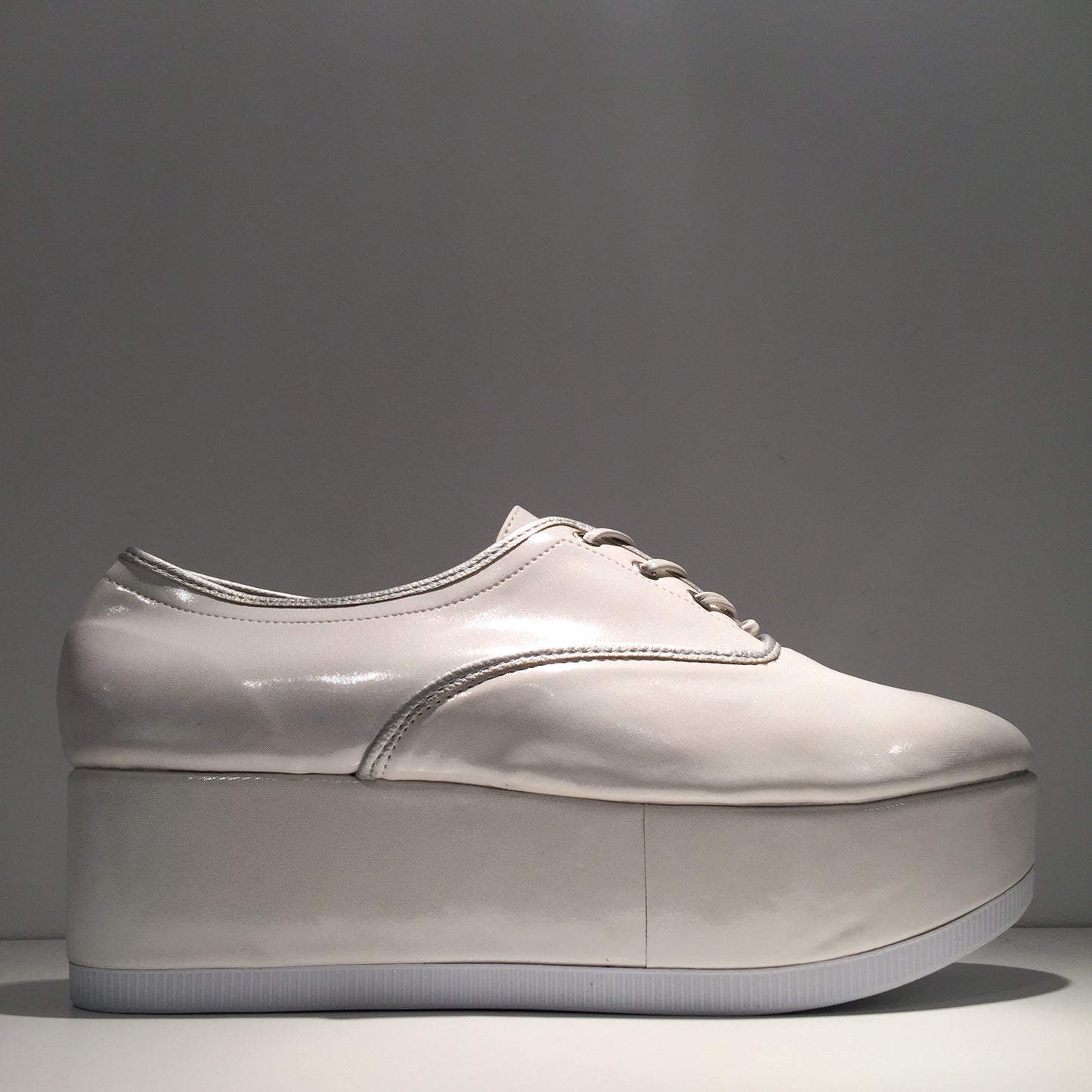 Sprinkle Ice White Silver Lining Sneaker White Platform