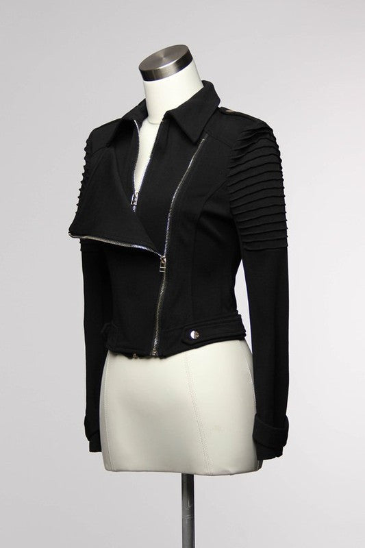 Fashion Black Moto Jacket