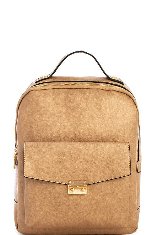 Elegant Modern Gold Backpack – EDITE MODE