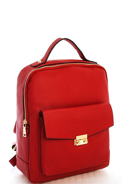 Elegant Modern Gold Backpack