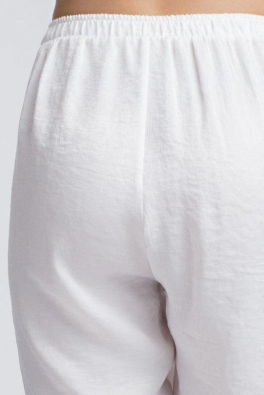 Fashion Summer White Pants
