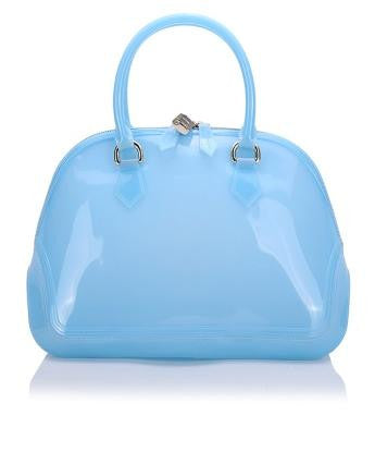 Elegant Blue Double Handle Bag