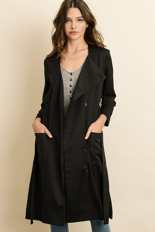 Fashion Style Black Coat