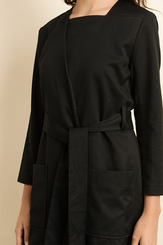 Fashion Style Black Coat