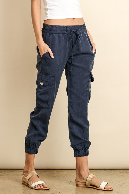 Fashion Navy Cargo Pants
