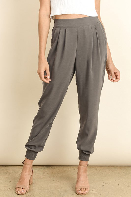 Elegant Fashion Grey Casual Pants