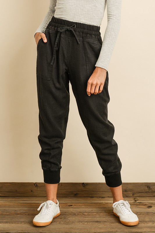 Fashion Black Jogger Pants