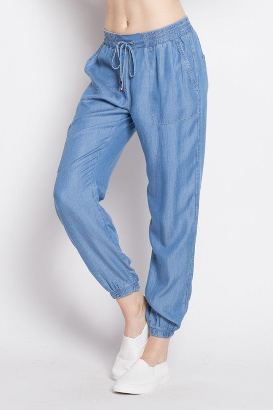 Fashion Casual Denim Cargo Pants