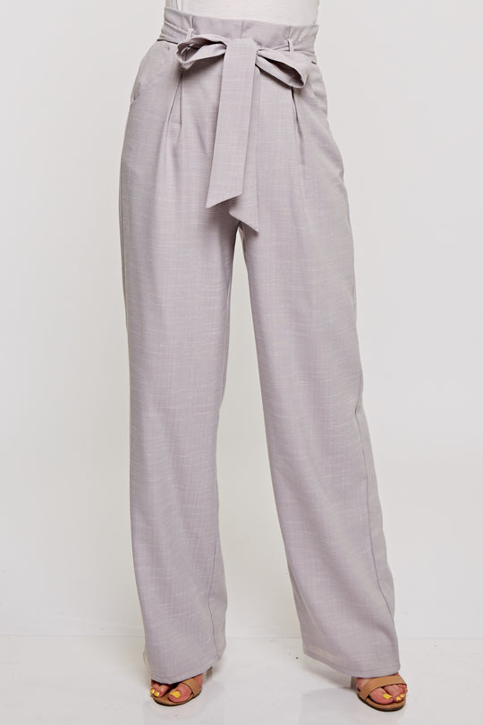 Fashion High Waisted Silver Pants