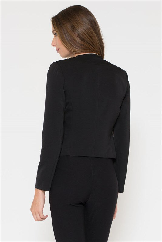 Elegant Black Blazer Jacket