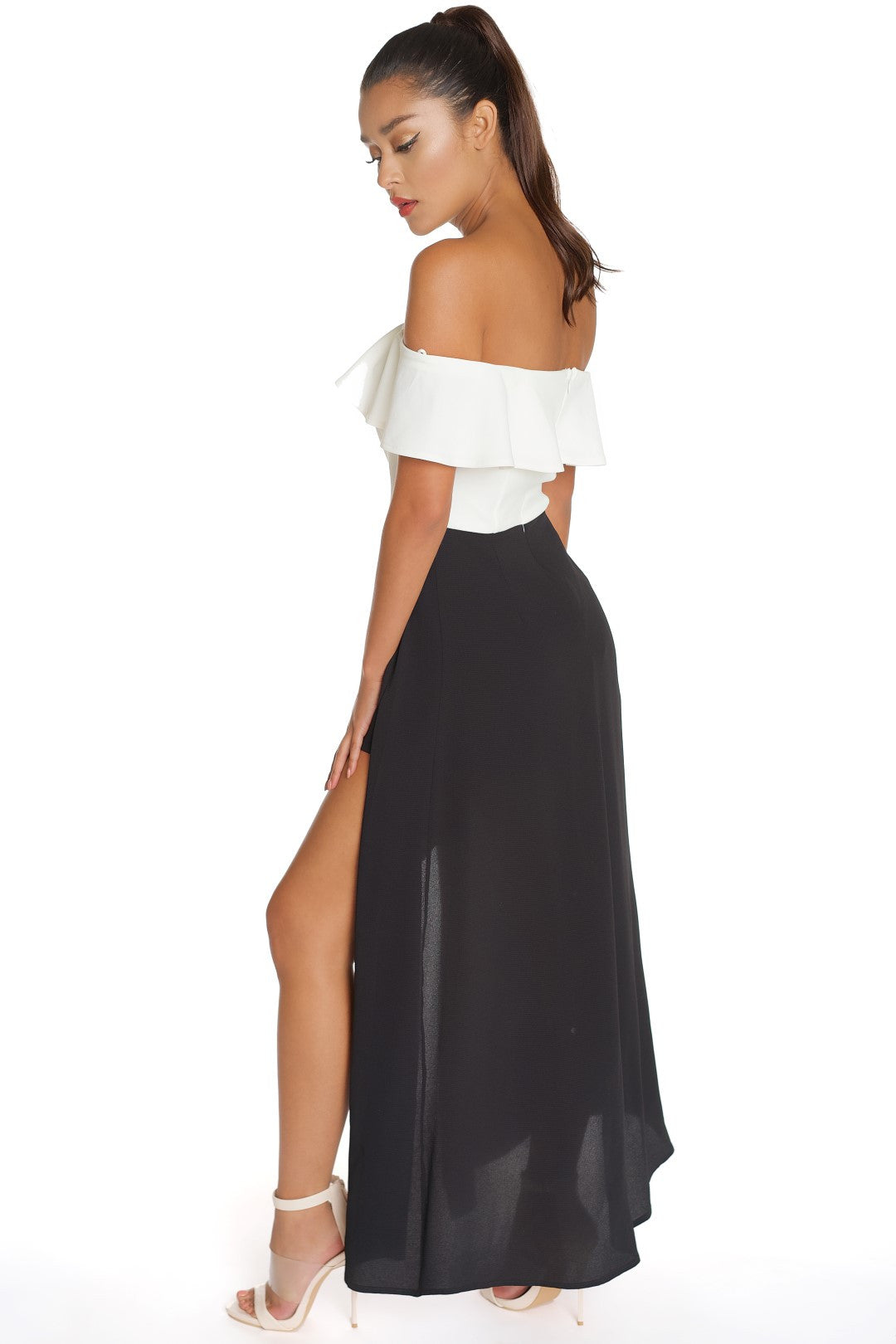 elegant romper maxi dress Wulmleo Women's V Neck Wide Leg Jumpsuit, Casual Half Sleeve Waist Jumpsuit High Waist Ruched Elegant Maxi Romper with Pockets Pink S, Size: Small