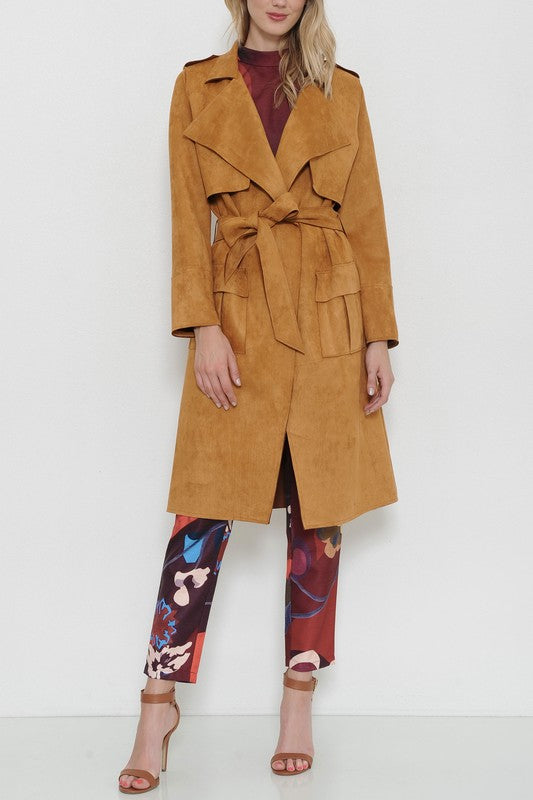 Elegant Camel Fashion Coat