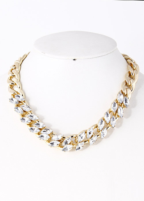 Elegant Braided Chain Necklace