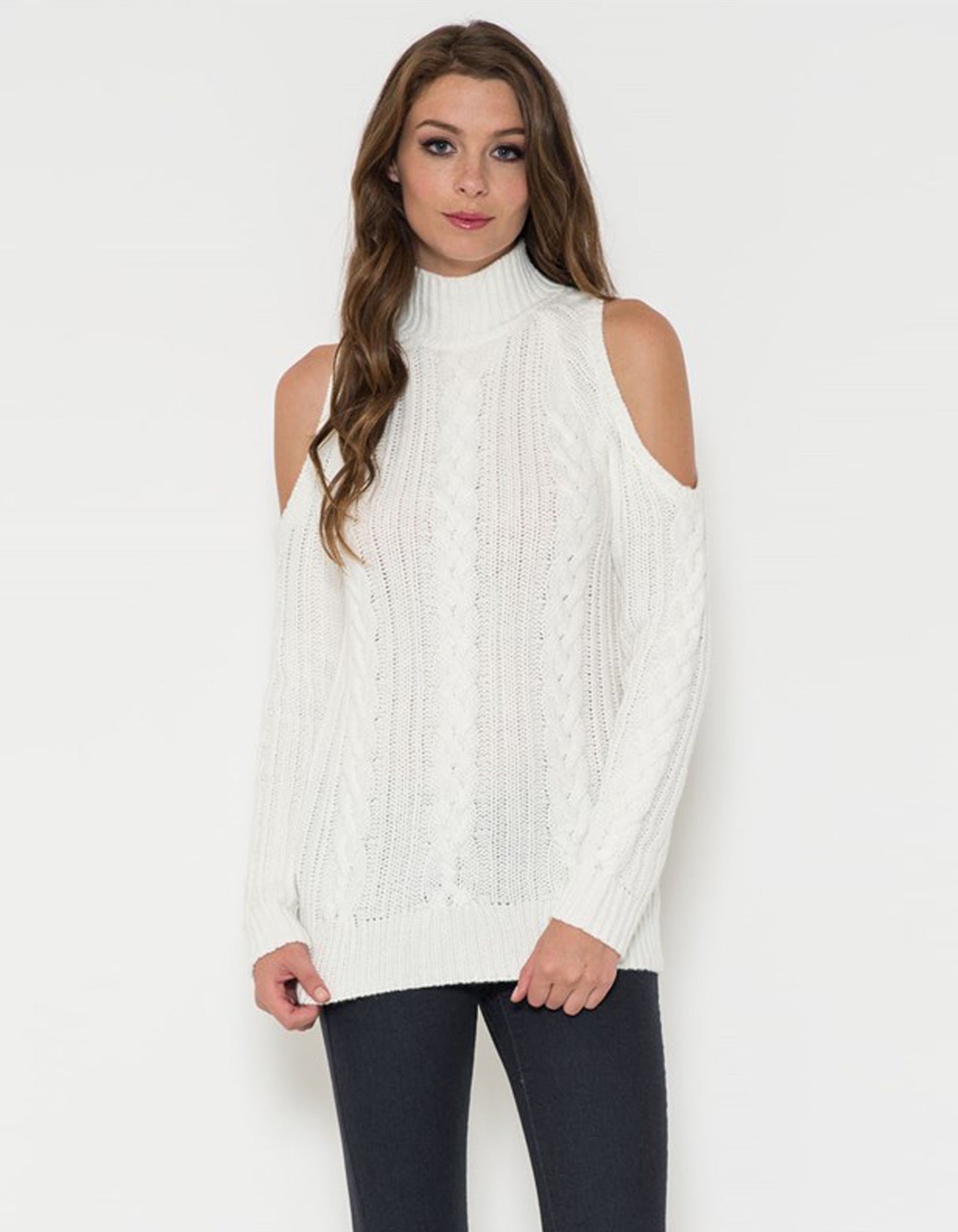 Stylish Off The Shoulder Sweater
