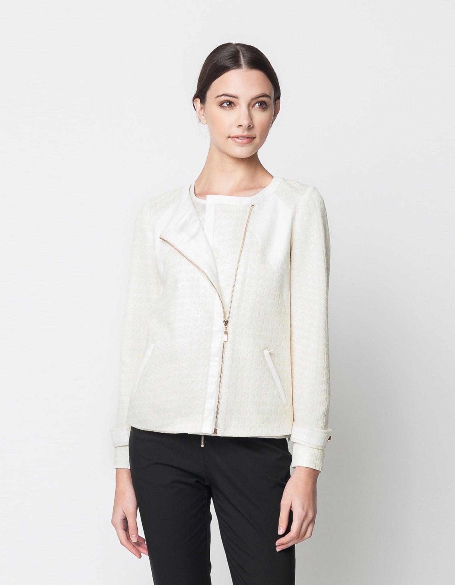 Texture White Gold Jacket – EDITE MODE