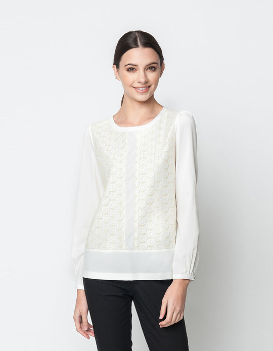 The Elite Lace Blouse