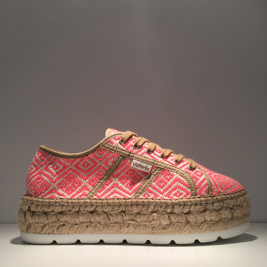 Fashion Fuchsia Espadrille Sneaker