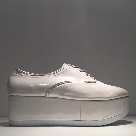 Sprinkle Ice White Silver Lining Sneaker White Platform